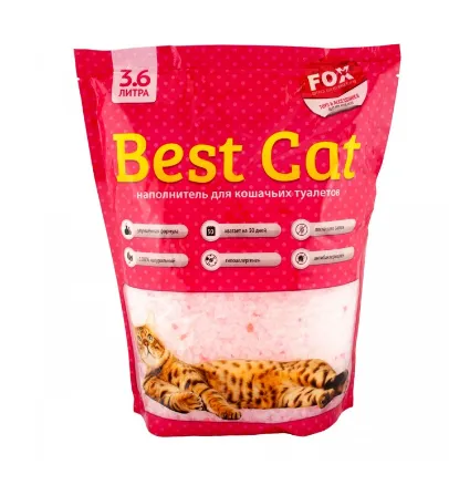 Best Cat FOX Силікагелевий гігієнічний наповнювач, 3.6 л
