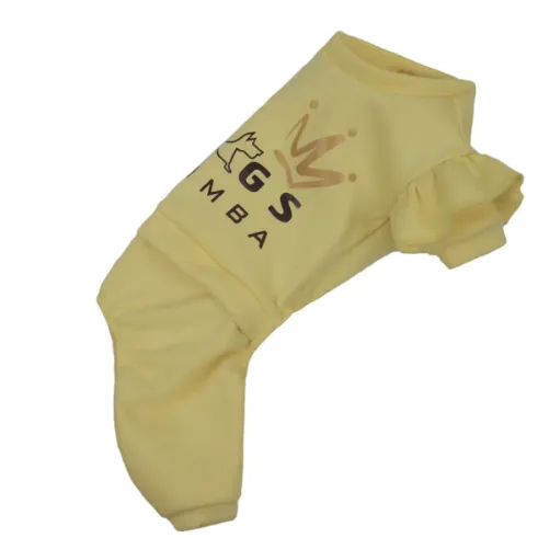 Костюм трьохнитка рюша жовтий 4 D-165/4