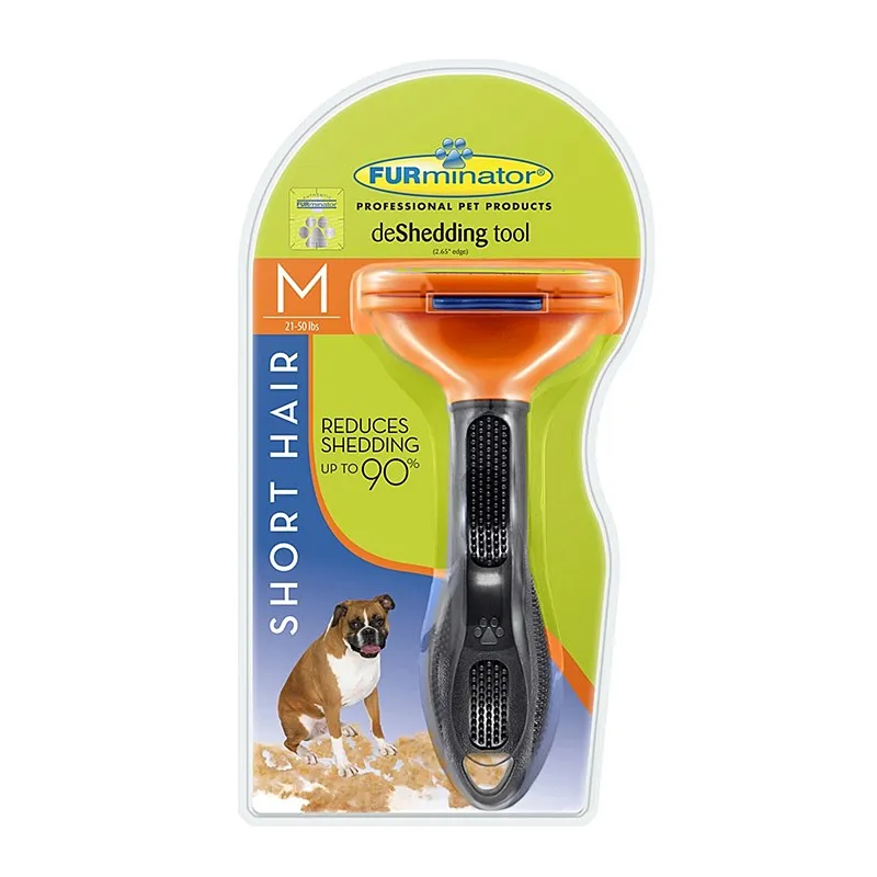 FURminator М 66*5мм з кнопкою для кот коротк.шерсть колір в асорт.
