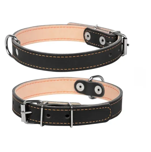 01411 Нашийник CoLLaR подвійний Ш 20мм Д 32-40см чорний