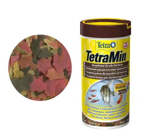 Tetra MIN, 250ml, Пластівці, основний корм 762718/710669