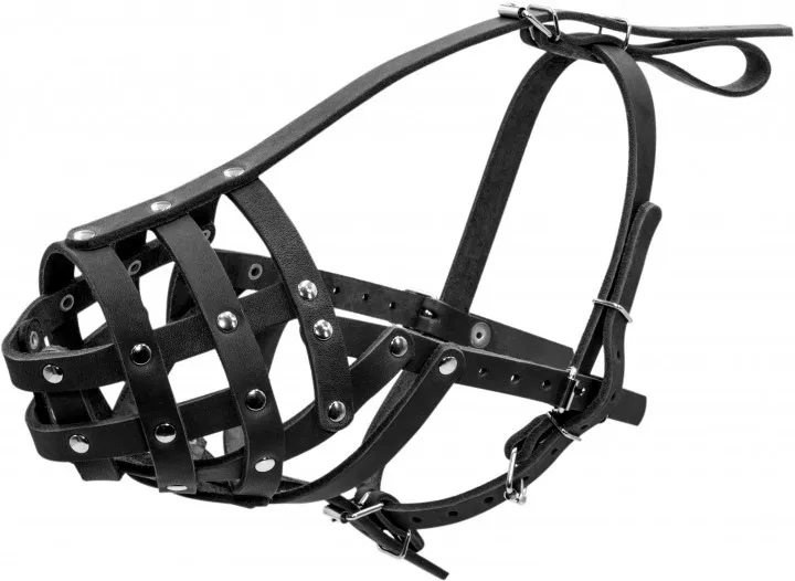 CoLLaR намордник твердий (боксер малий), чорний