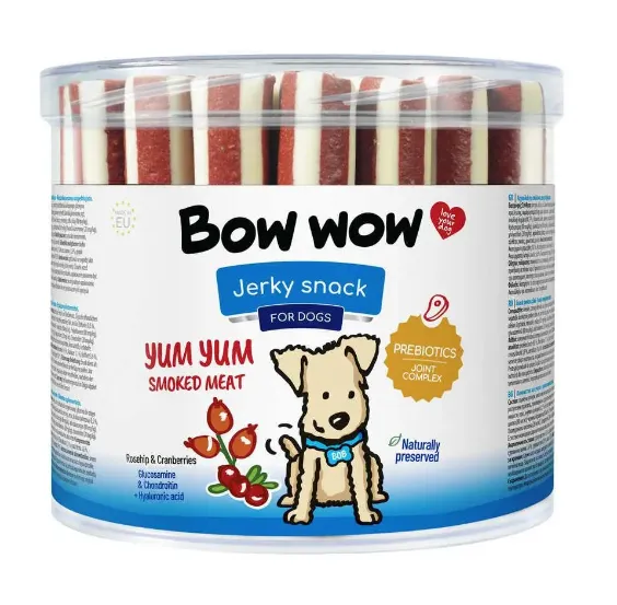 STICK банка ТРУБКА Bow Wow копчене м'ясо 35шт BW164