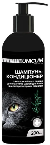 Шампунь для котів, масло чайного дерева, 200 мл