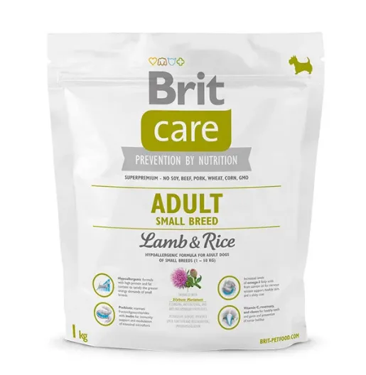 Brit Care Adult Small Breed Lamb & Rice (для собак до 10кг) 1kg