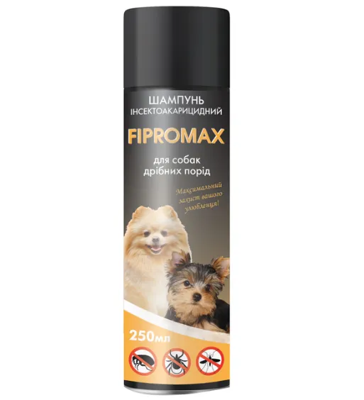 Шампунь інсектоакарицидний Fipromax для собак дрібних порід 250мл