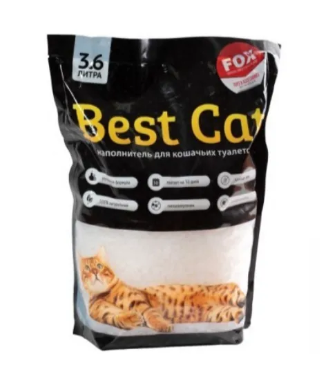 Best Cat FOX Силікагелевий гігієнічний наповнювач, 3.6 л