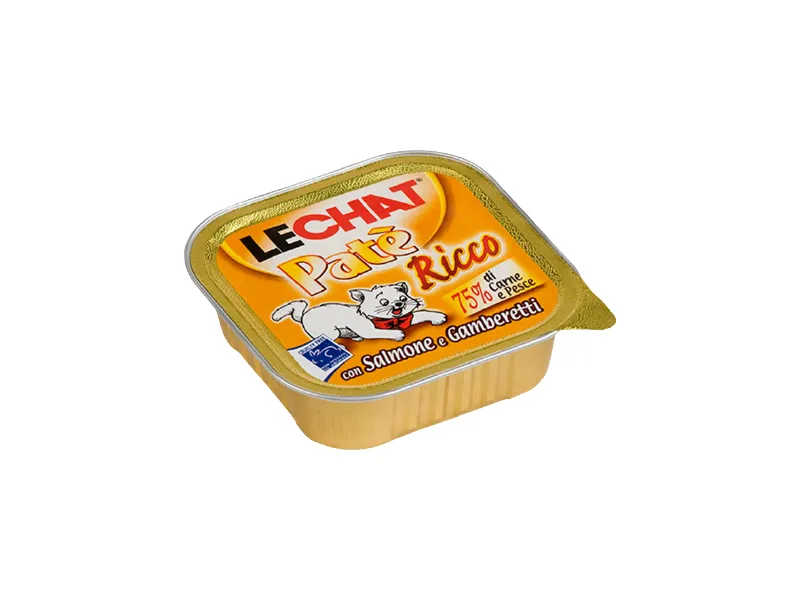 LECHAT RICCO SALMON/SHRIMPS GR. лосось та креветки 100г