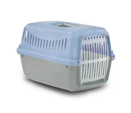 Переноска "Gipsy 1" small Light Blue (пласт.двер) 46*31*32см