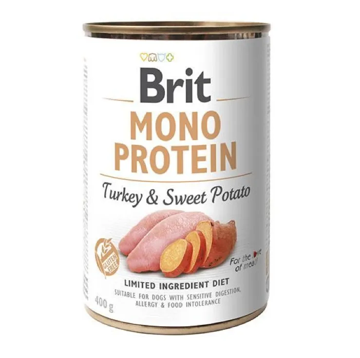Brit Mono Protein Dog 400g індичка та батат