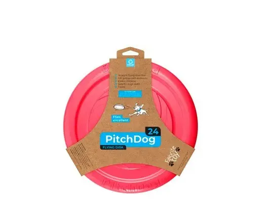 PitchDog - Ігрова тарілка для апорт. d 24 рожева 62477