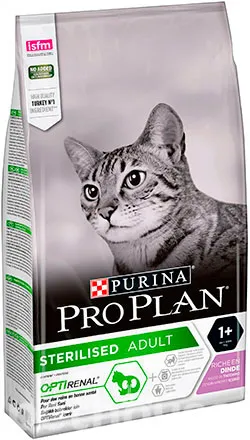 ProPlan Sterilised для стерилізованих котів (індичка), 400 г