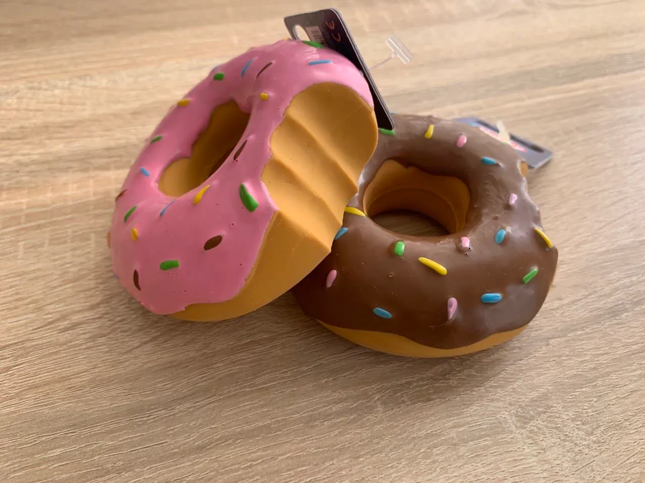 Н 61570 Іграшка латекс Donut "Dessert" 10см із полуничним або шоколад. запахом