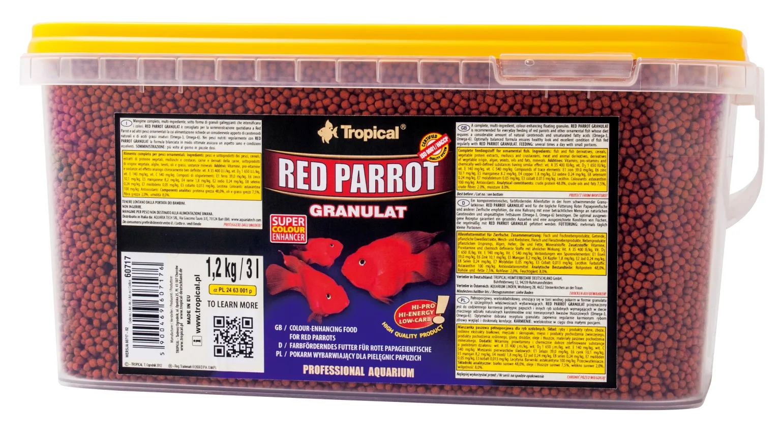 RED PARROT GRANULAT 0,1кг