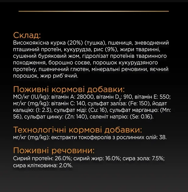 ProPlan Adult Medium для соб. середніх порід з куркою 1кг