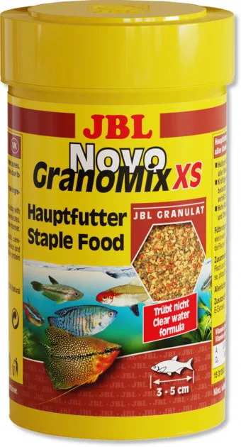 JBL Novo Grano Mix XS –корм гранульований для риб , 100 мл, (58 гр)