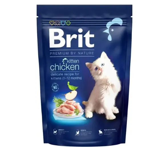 Brit Premium by Nature Cat Kitten Chicken (для кошенят 1-12 міс, курка) 300г