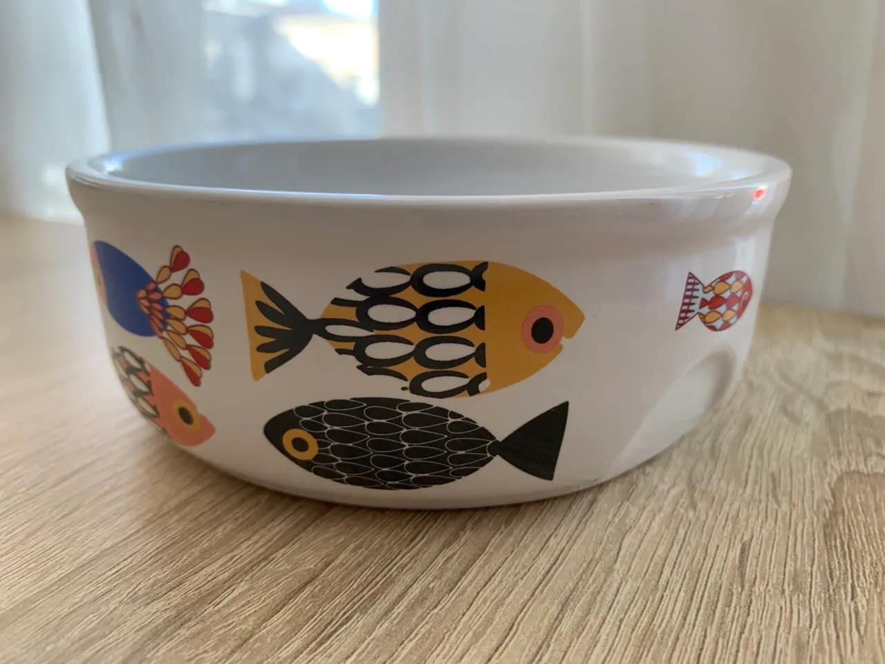 Н 82350 Миска керамічна д/кота "Fish" 13,5*4,5см 250мл