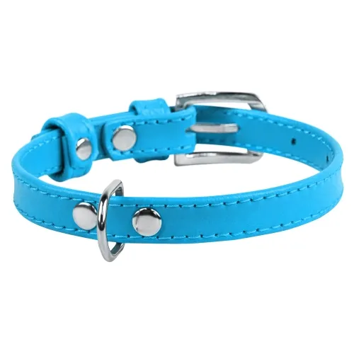 32012 Нашийник "CoLLaR GLAMOUR" без прикрас (шир.9мм, довж.19-25см) блакинтний