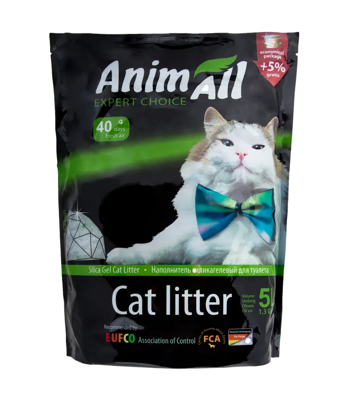 AnimAll Силікагелевий гігієнічний наповнювач, 5 л