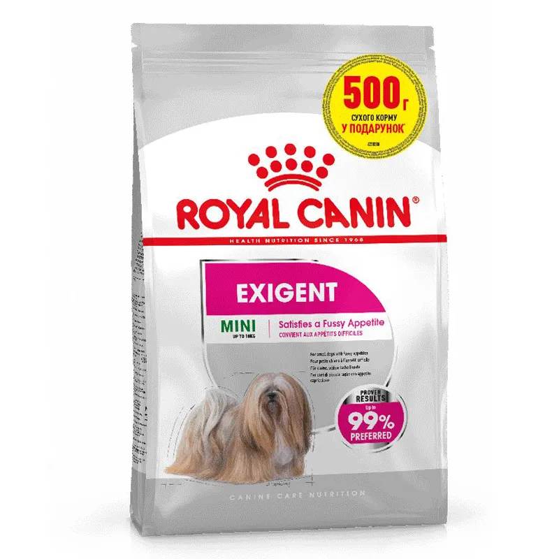 Royal Canin, Mini Exigent 2.5+500кг