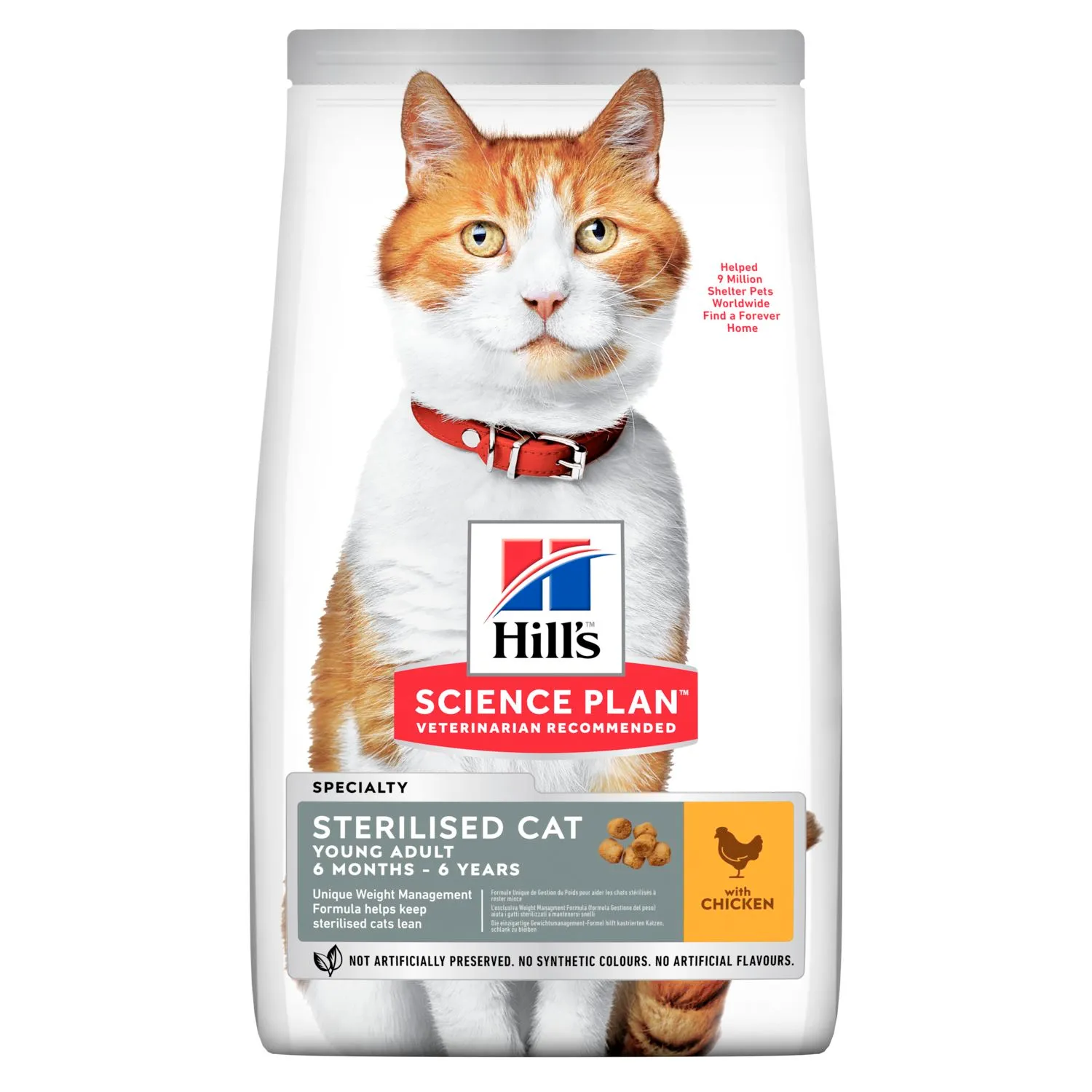 SP Fel Young Adult Sterilised Cat Ch-мол.дор.стереліз.кішка/курка-1,5кг
