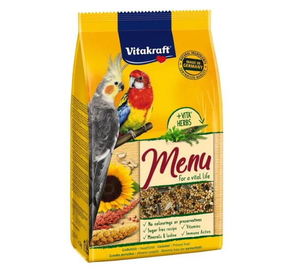 Корм Vitakraft преміум меню для німф 1кг 21003/10621