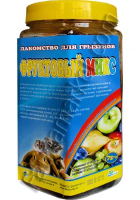 Ласощі для гризунів Фруктовий Мікс