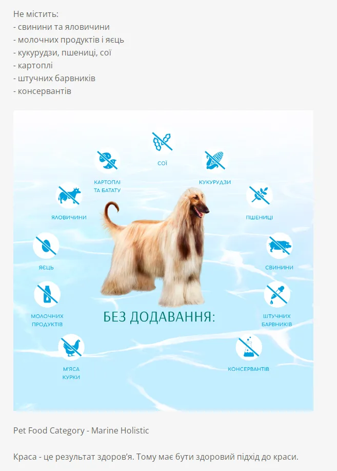 Optimeal Бюті Подіум Блискуча Шерсть\ Догляд за зубами сух. корм для собак 1кг