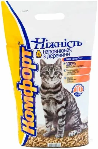 Наповнювач деревний Комфорт Ніжність, 3кг 10л