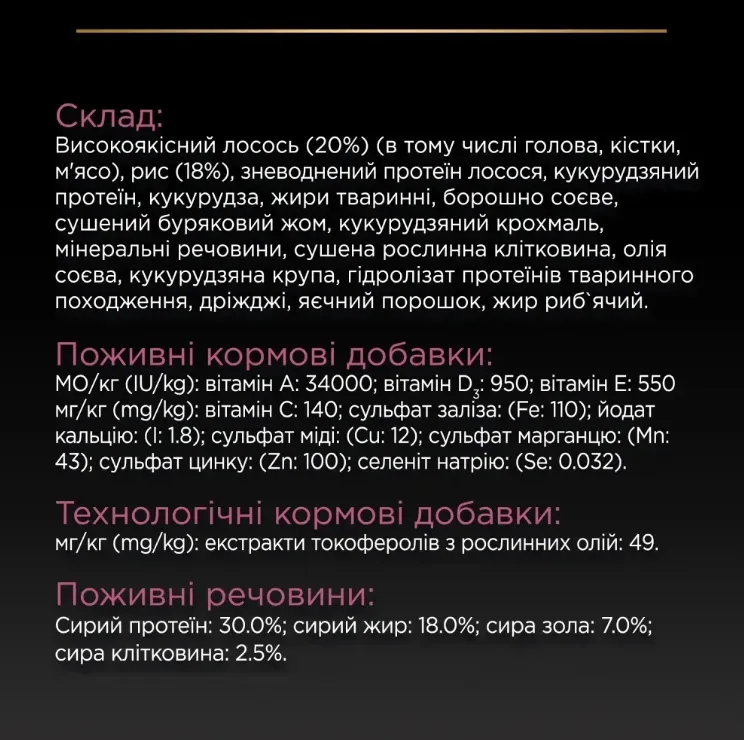 ProPlan Adult Small&Mini Sens skin з лососем для соб. малих порід з чут. шкірою 1кг