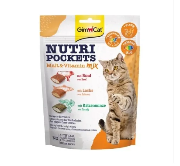 Nutri Pockets для котів Мультивітамін мікс 150г (G-419251/400693/409169)