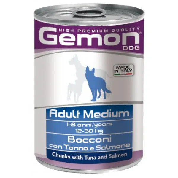 Корм для собак сер. порід GEMON Adult Tuna/Salmon (тунець/лосось) 415г