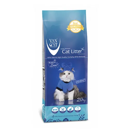 Van Cat Natural Наповнювач туалетів бентонітовий, 20 кг