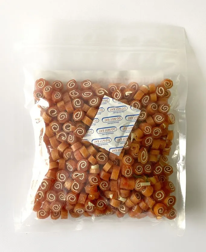 FM013 ТМ Lucky Star міні-роли з м'яким м'ясом курки і тріски, 1-2см, 500г