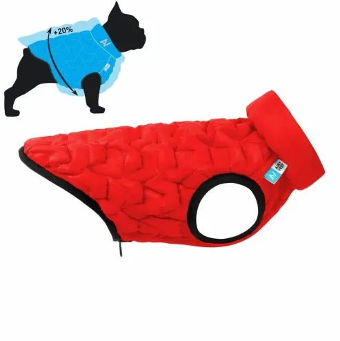 2506 Куртка для тварин Collar AiryVest UNI двостороння XS 28 червоно-чорна
