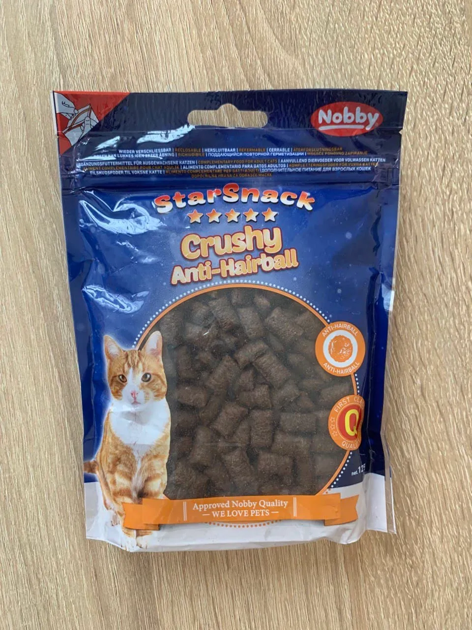 50673 Ласощі для котів Crushy Anti-Hairball з таурином 125г
