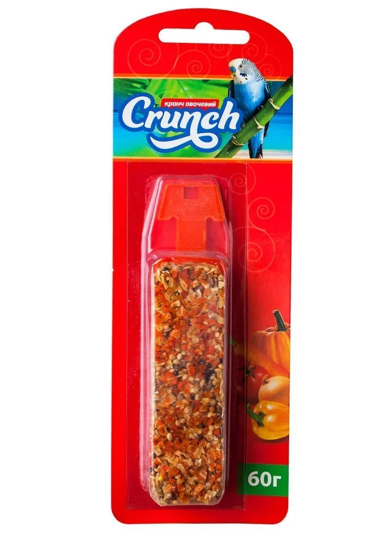 Кранч для папуг Овочевий, 60 г