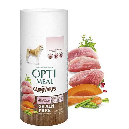 Optimeal для собак беззерновий (індичка&овочі), 650 г