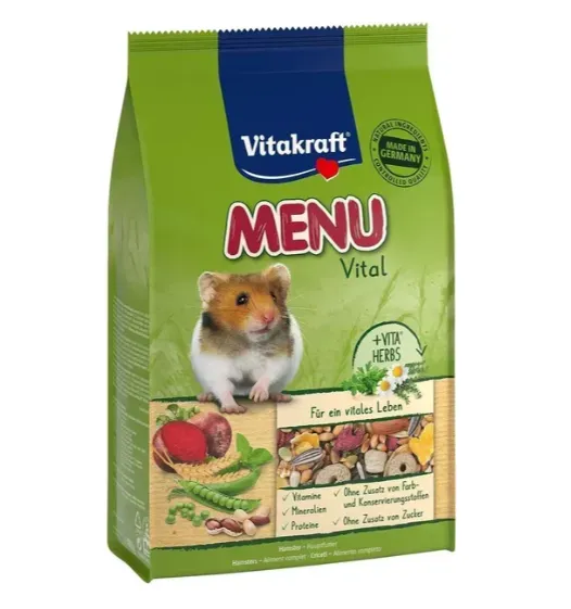 Корм Vitakraft преміум меню для хом'яків 400г 29222/25585/40647