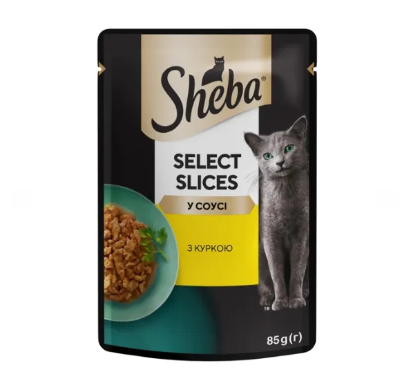 Sheba POU з куркою в соусі 85г