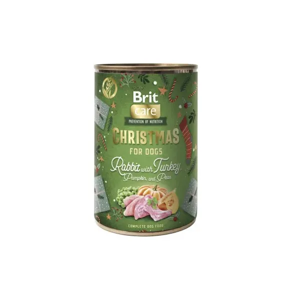 Brit Christmas Dog Різдвяна консерва 400g кролик 101335