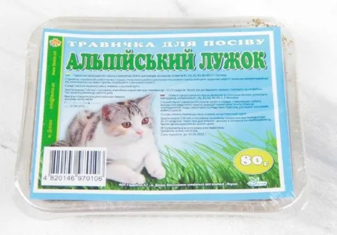 Трава для котів Альпійський лужок 80г
