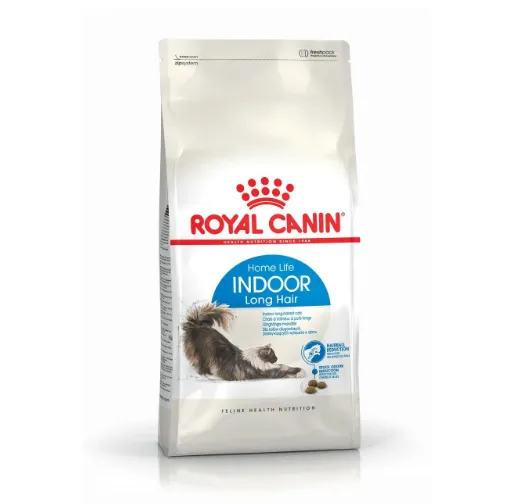 Royal Canin, Indoor Long Hair сухий корм для дорослих котів з довгою шерстю 0,400кг