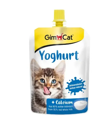 Кремові ласощі для котів GimCat Йогурт 150г