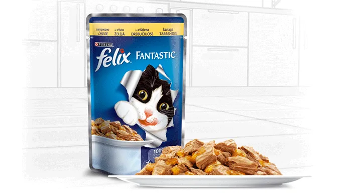 Felix Fantastic пауч для котів в желе (кролик), 100 г