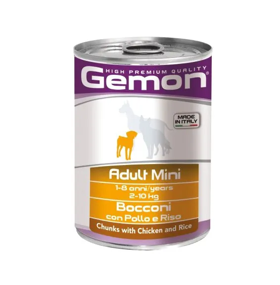 Корм для собак малих порід GEMON Mini Adult Chicken/Rice (курка/рис) 415г