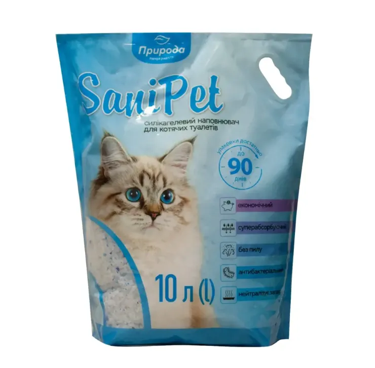 Наповнювач силікагелевий Sani Pet 10l