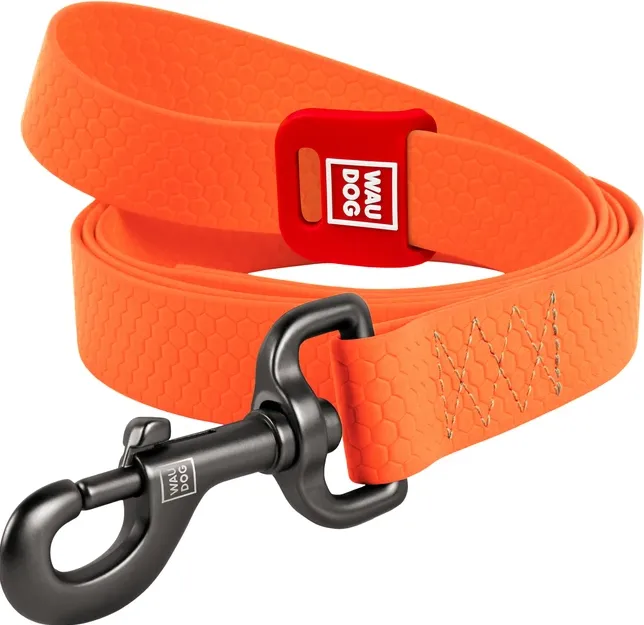27314 Повідець WAUDOG Waterproof водостійкий Ш 15мм Д 122см помаранчевий