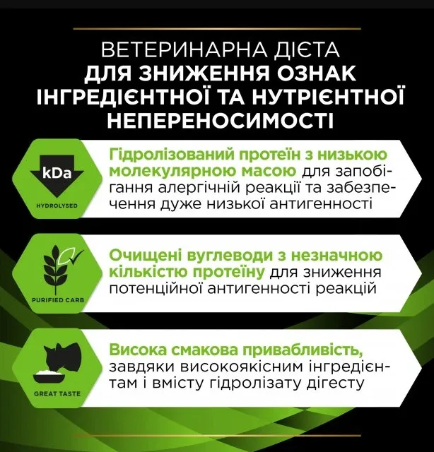 ProPlan Veterinary Diets HA Hypoallergenic для котів 325г